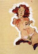 Egon Schiele Female Nude Sweden oil painting artist